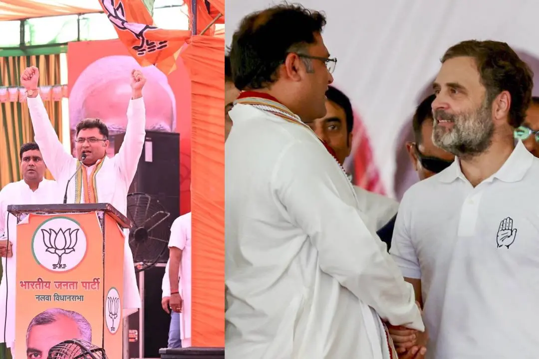 ബിജെപി പ്രചാരണ വേദിയില് അശോക് തന്വാര്, മണിക്കൂറുകള്ക്കകം കോണ്ഗ്രസ് വേദിയില് രാഹുലിനൊപ്പം |ഫോട്ടോ:PTI