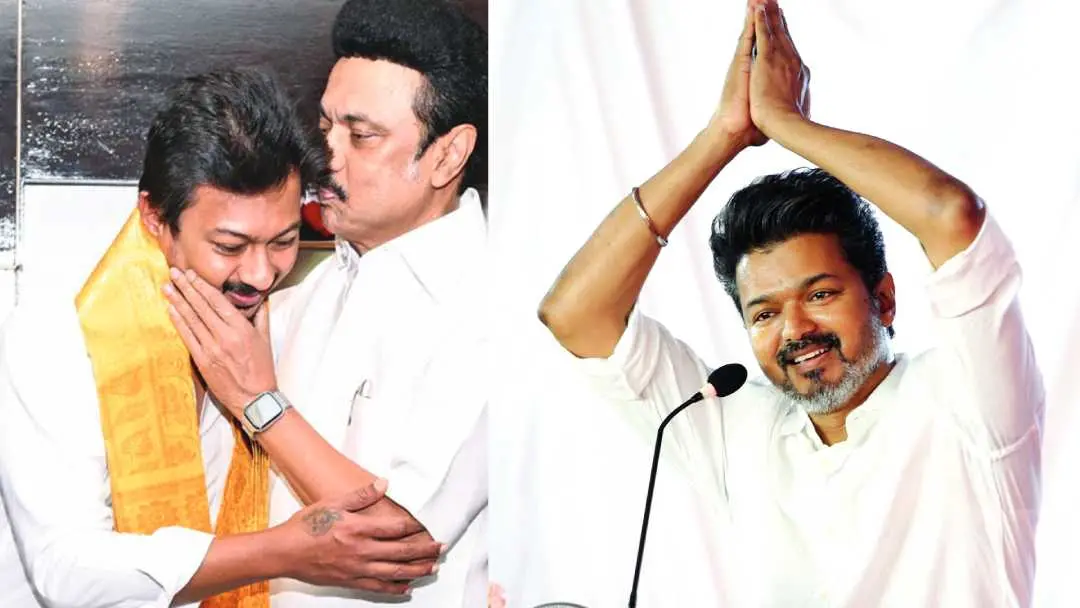 ഉദയനിധി സ്റ്റാലിനും എം.കെ. സ്റ്റാലിനും, നടൻ വിജയ്