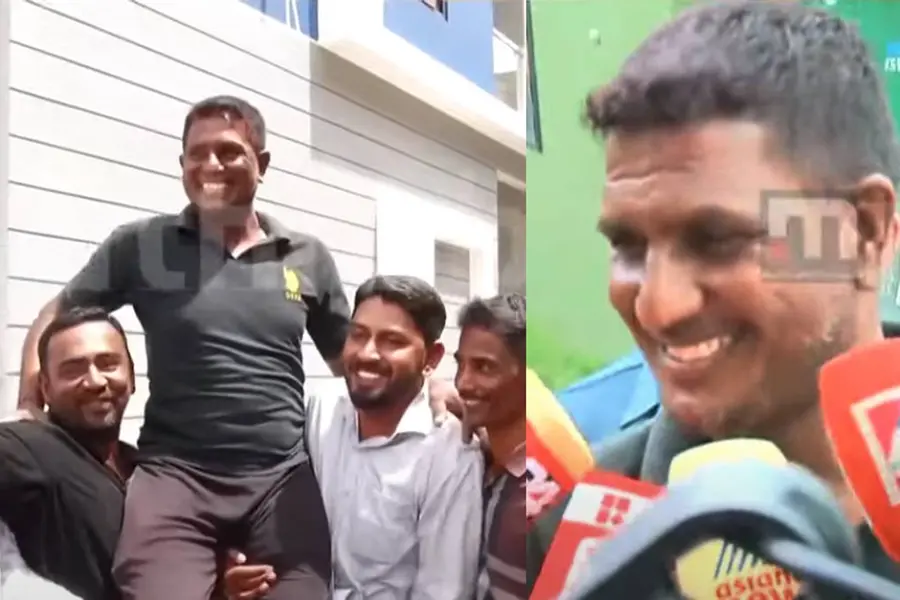 ബമ്പർ ലോട്ടറിയുമായി അൽത്താഫ് വയനാട്ടിലെത്തി, സെൽഫി പകർത്തിയും എടുത്തുയർത്തിയും സ്വീകരണം