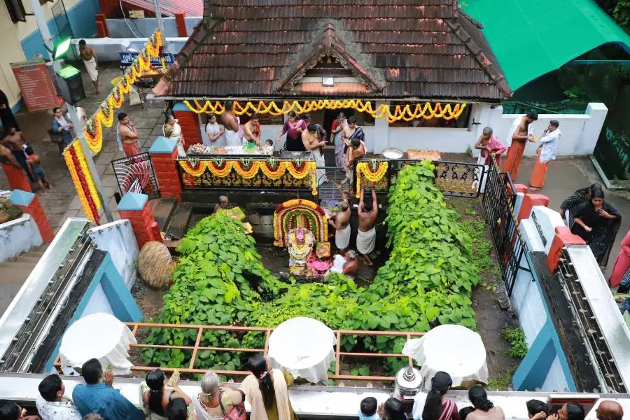 ആദ്യക്ഷരം കുറിക്കുക ഇരുപതിനായിരത്തോളം കുരുന്നുകള്;വിദ്യാരംഭത്തിനൊരുങ്ങി പനച്ചിക്കാട് ദക്ഷിണമൂകാംബിക
