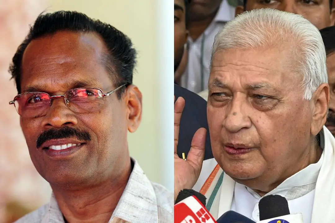 ടി.പി രാമകൃഷ്ണൻ, ആരിഫ് മുഹമ്മദ് ഖാൻ| ഫോട്ടോ: facebook, PTI