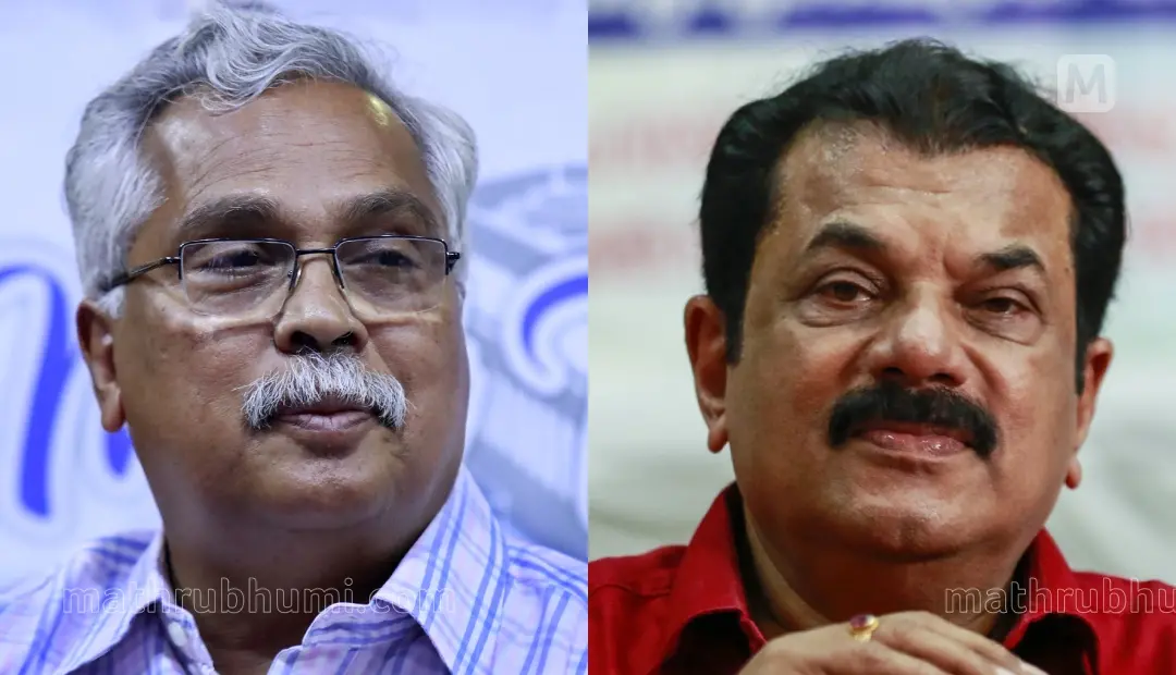 ബിനോയ് വിശ്വം, മുകേഷ് | ഫോട്ടോ: മാതൃഭൂമി