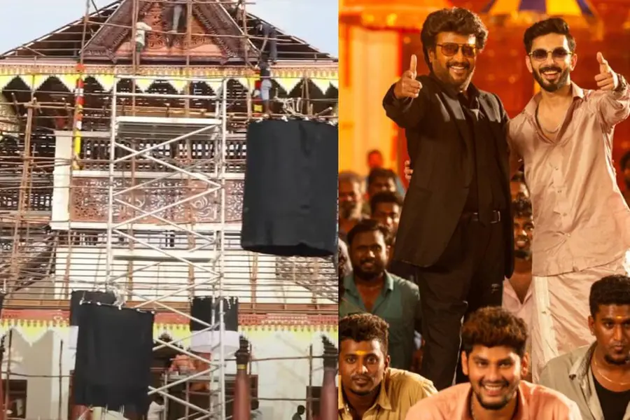 കൂറ്റൻ സെറ്റിലേയ്ക്ക് തലെെവരുടെ മാസ് എൻട്രി; ഇതാ വെെറൽ ഗാനത്തിൻ്റെ അണിയറക്കാഴ്ചകൾ