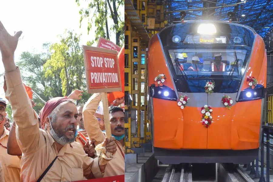 വന്ദേഭാരത് കുറഞ്ഞ ചെലവിൽ ഉണ്ടാക്കി,1 ലക്ഷം കോടി ലാഭിക്കാം; എന്നിട്ടും ബെമലിനെ വിൽക്കുന്നത് എന്തിന്?
