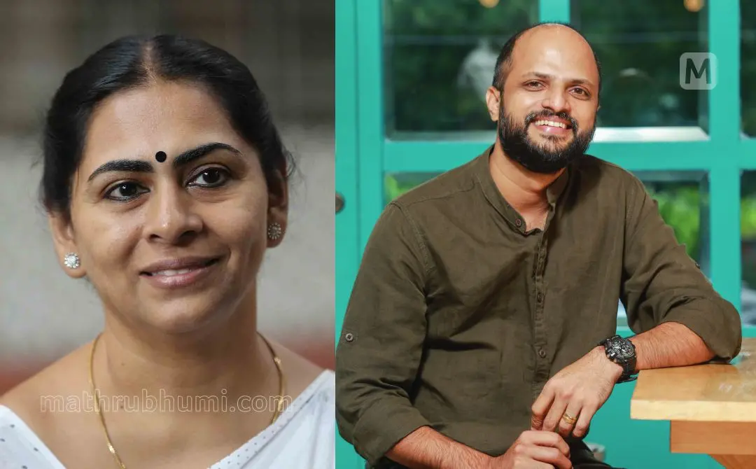 കൊച്ചി മുൻ മേയർ സൗമിനി ജെയ്ൻ, സംവിധായകൻ ജൂഡ് ആന്തണി ജോസഫ് | ഫോട്ടോ: വി.എസ്.ഷൈൻ, ബി.മുരളികൃഷ്ണൻ \ മാതൃഭൂമി