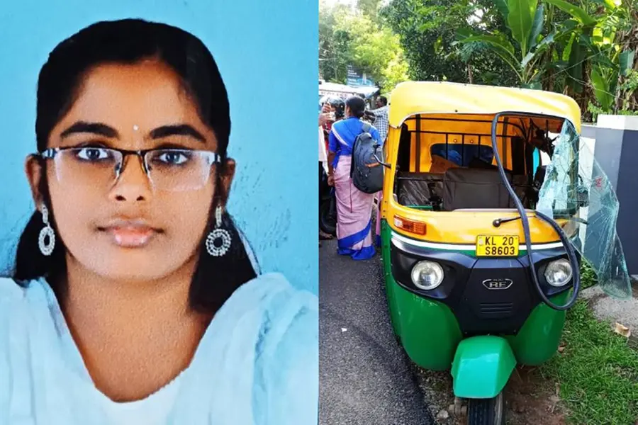 ഓട്ടോറിക്ഷകൾ കൂട്ടിയിടിച്ച് അപകടം: ടിടിസി വിദ്യാർഥിനി മരിച്ചു; സുഹൃത്തുക്കൾക്കും ഡ്രൈവർക്കും പരിക്ക്