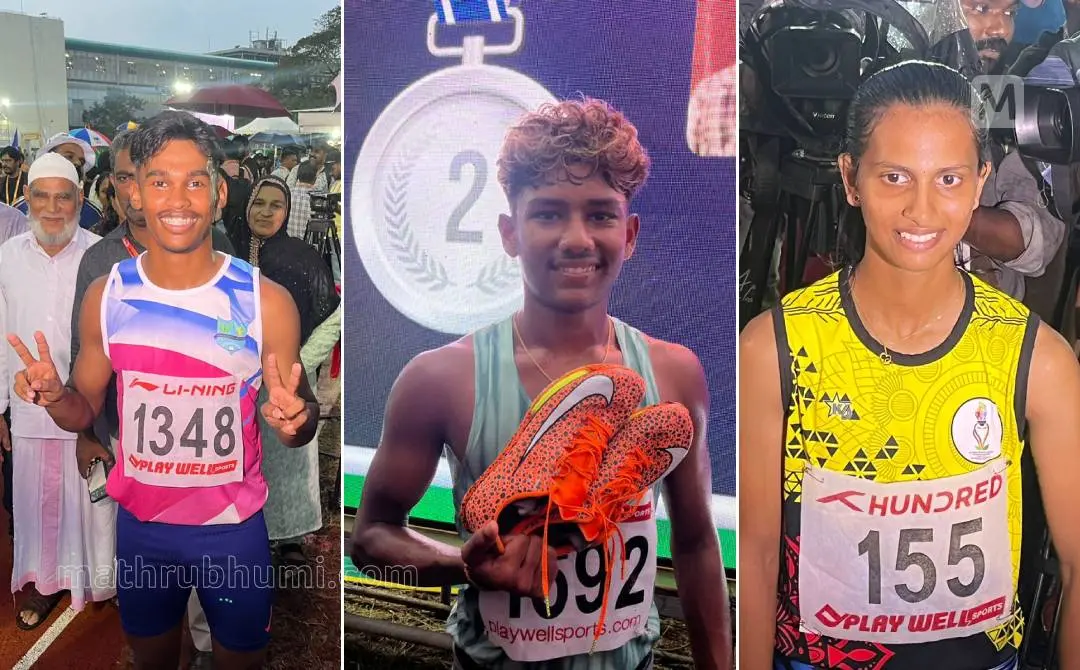 അന്‍സ്വഫ്.കെ.അഷ്‌റഫ്, നിവേദ് കൃഷ്ണ, രഹ്നാ രഘു | ഫോട്ടോ: അഭിലാഷ് ചിറക്കടവ് \ മാതൃഭൂമി