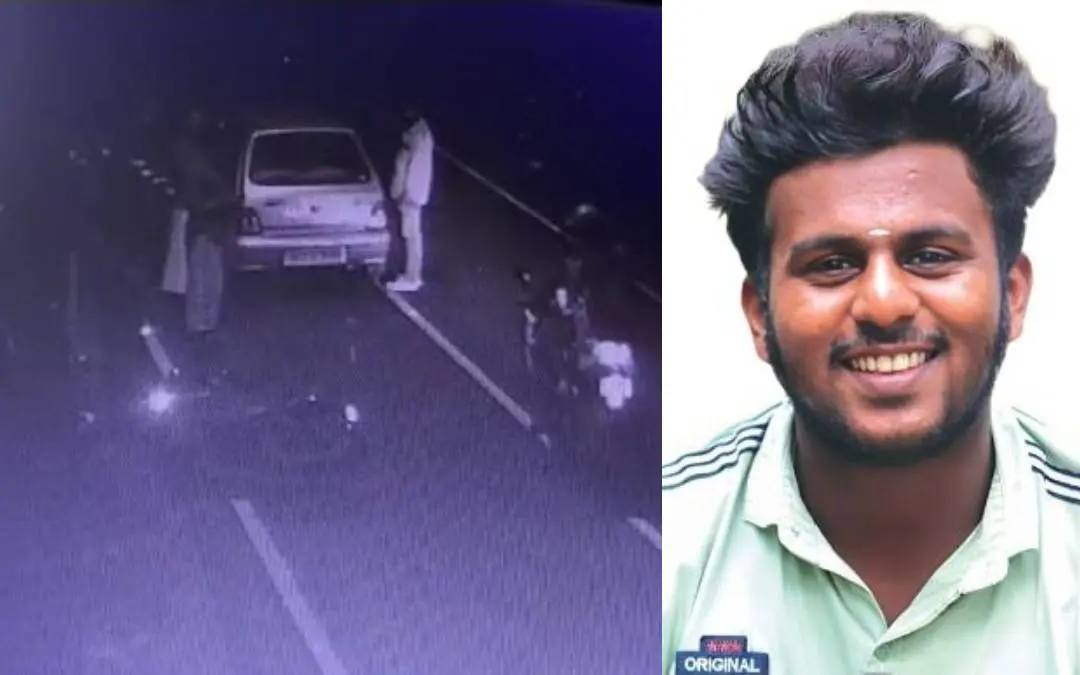 അപകടത്തിന്റെ സിസിടിവി ദൃശ്യം, മരിച്ച യുവാവ്