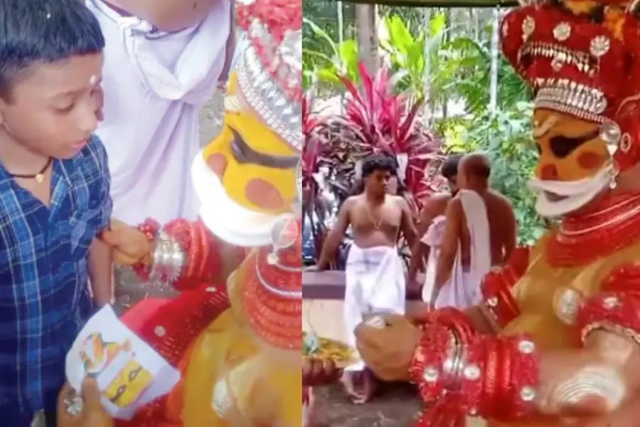 'നീയങ്ങനെ മറച്ചുവെച്ചാലും ഞാൻ കാണാതെപോകുമോ'-മുത്തപ്പന്റെ ചോദ്യം; കണ്ണീരണിഞ്ഞ് നവദേവ്, വൈറലായി വീഡിയോ