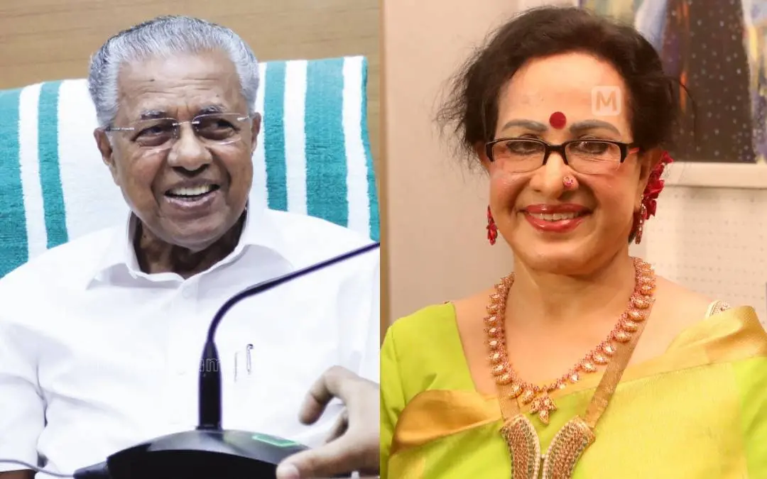 പിണറായി വിജയന്‍, ഷീല | ഫോട്ടോ: മാതൃഭൂമി