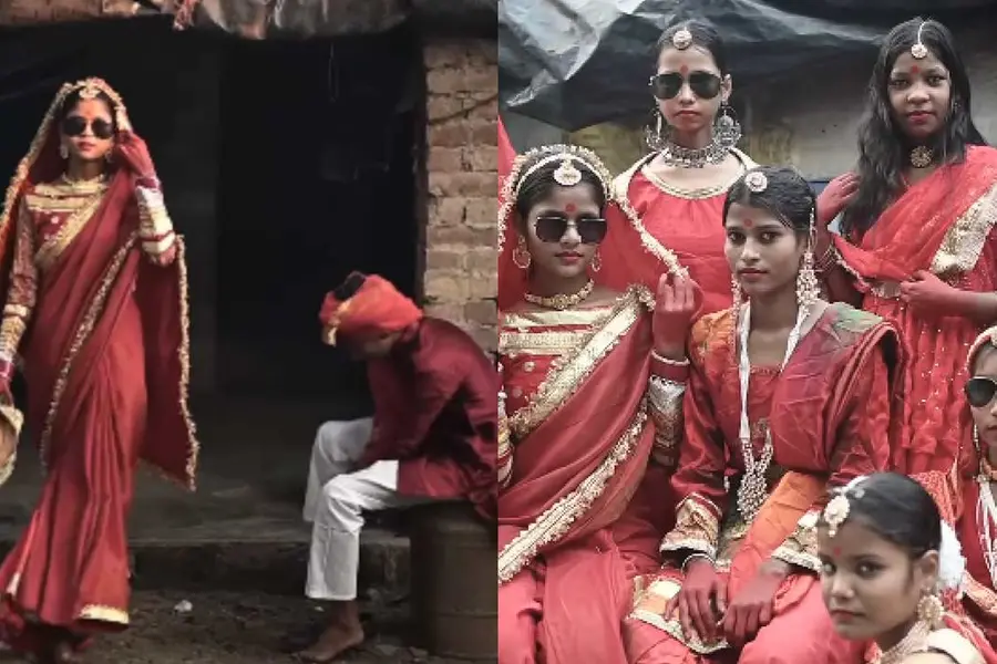സംഭാവന കിട്ടിയ വസ്ത്രങ്ങള് 'സബ്യസാചി ലുക്കിലാക്കി' ; ചേരിയിലെ കുട്ടികളുടെ ഫാഷന്ഷോ