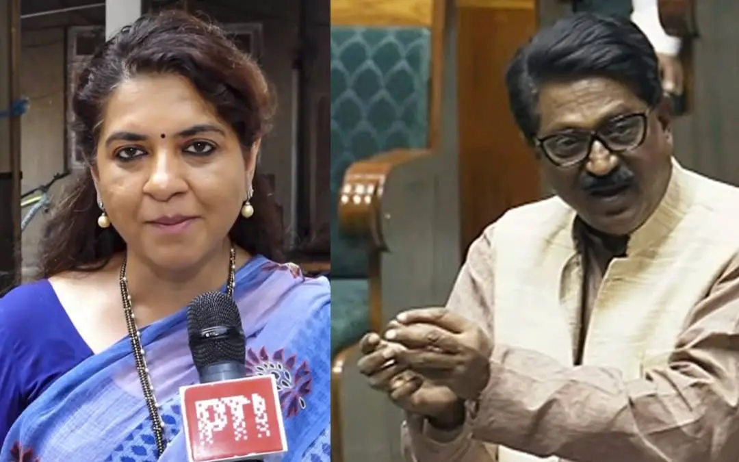 ഷെയ്ന എന്.സി., അരവിന്ദ് സാവന്ദ് | Photo: ANI, PTI