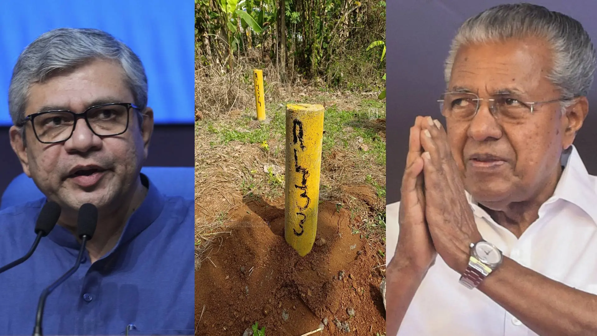 അശ്വിനി വൈഷ്ണവ്, പിണറായി വിജയന്‍ | Photo: PTI, Mathrubhumi