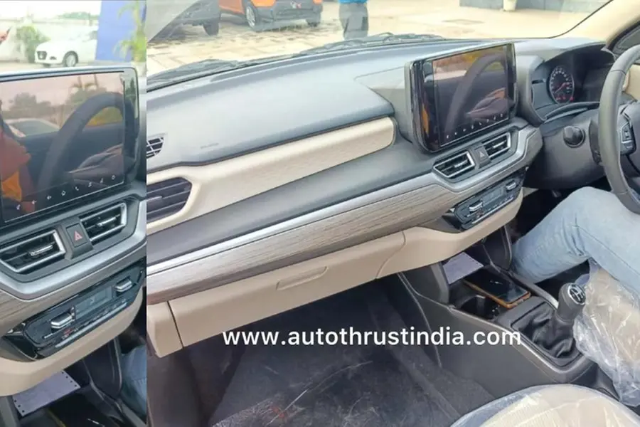 അകത്തളം സ്വിഫ്റ്റിലേത് പോലെ, അവതരണത്തിന് ദിവസങ്ങള്‍ മുമ്പ് ഡിസയറിന്റെ ഇന്റീരിയര്‍ ചിത്രം പുറത്ത്