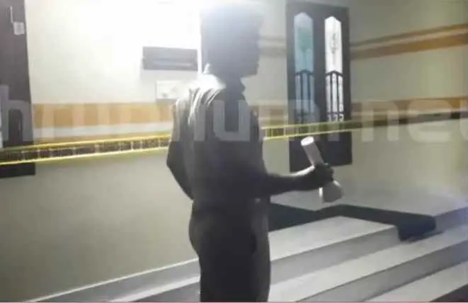 സംഭവസ്ഥലത്ത് നിന്നുള്ള ദൃശ്യം | Photo: Screengrab/ Mathrubhumi News