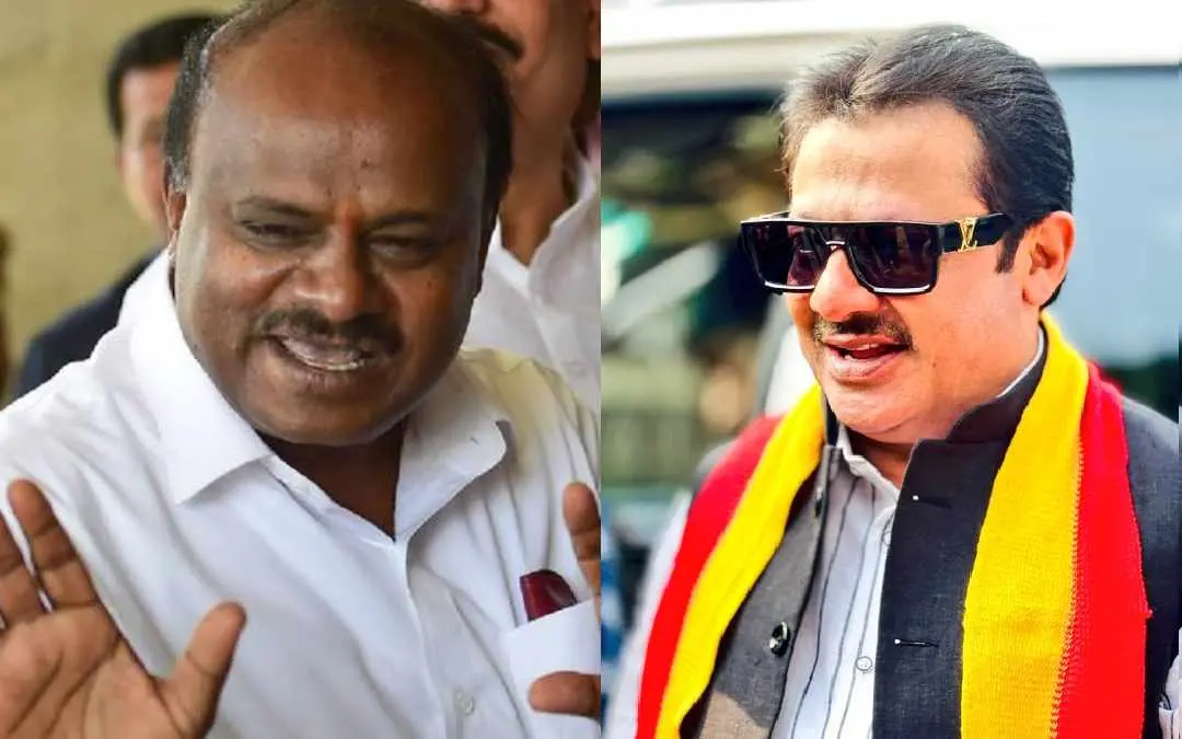 എച്ച്.ഡി. കുമാരസ്വാമി, ബി.സെഡ്. സമീര് അഹമ്മദ് ഖാന്| photo:PTI/x