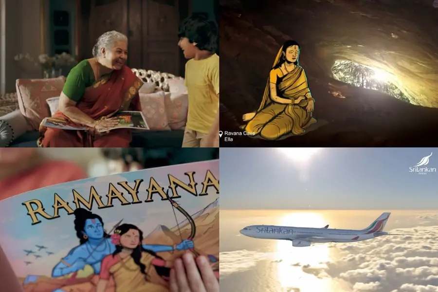 രാവണന്റെ ലങ്കയിലെ രാമായണത്തിന്റെ ശേഷിപ്പുകള്‍; വൈറലായി ശ്രീലങ്കന്‍ എയര്‍ലൈന്‍സിന്റെ പരസ്യം