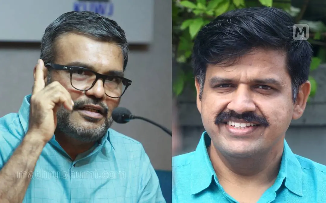 എം.ബി രാജേഷ്, സന്ദീപ് വാര്യര്