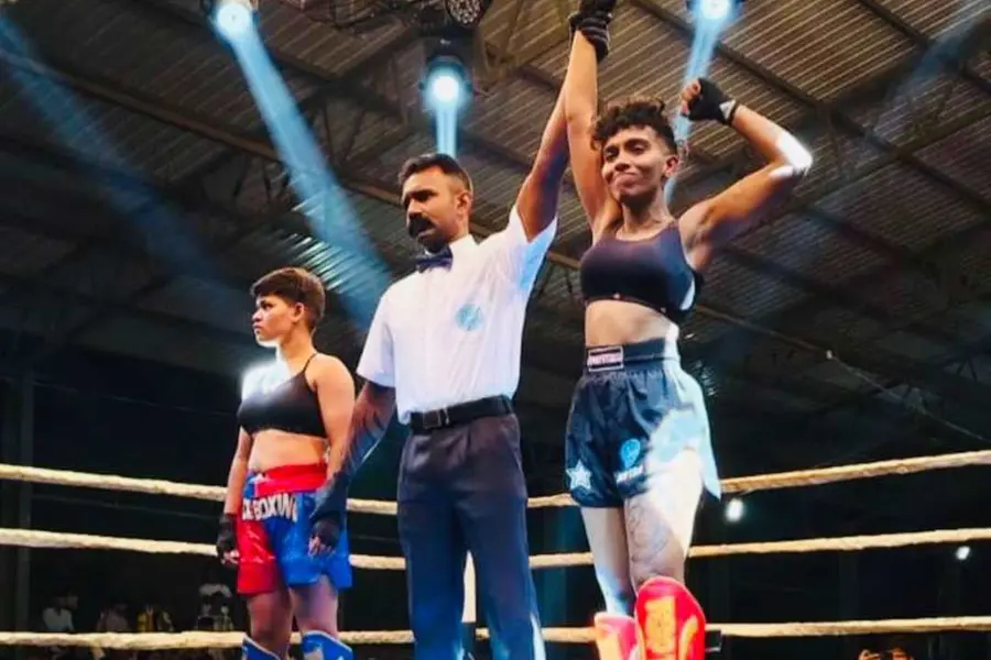 കിക്ക്ബോക്സിങ് പ്രോ ലീഗില് ബെല്റ്റ് സ്വന്തമാക്കി സഞ്ജു