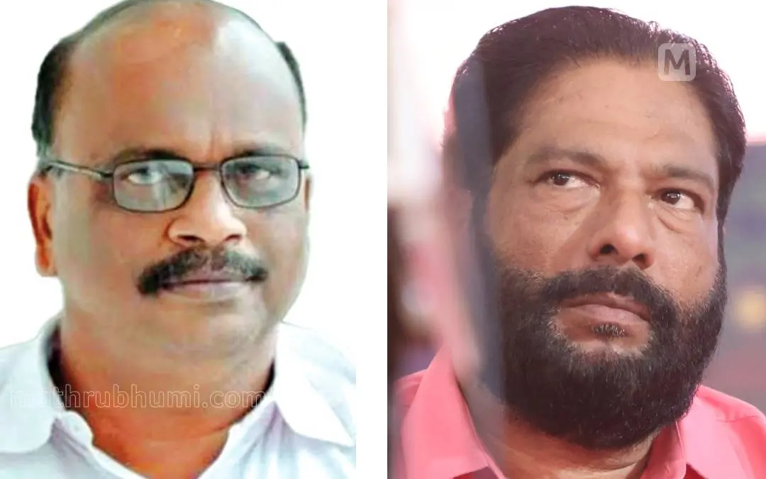 മധു മുല്ലശ്ശേരി,വി.ജോയ് | Photo: Mathrubhumi