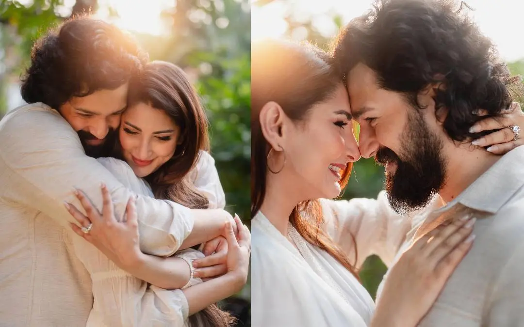 അഖിൽ അക്കിനേനിയും സൈനബ് റാവദ്ജിയും | Photo: Instagram / akkineniakhil