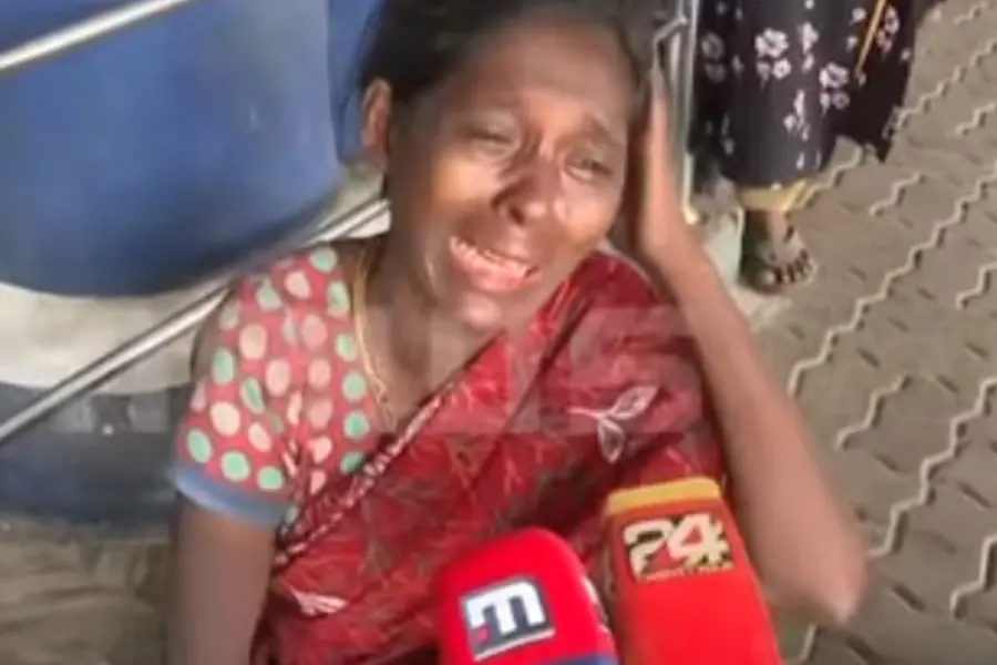 വാഹനം വരുന്നത് കണ്ടപ്പോൾ മാറി, അപകടത്തിൽ നിന്ന് രക്ഷപ്പെട്ടത് തലനാരിഴയ്ക്ക്; ഞെട്ടലിൽ നാടോടികുടുംബം