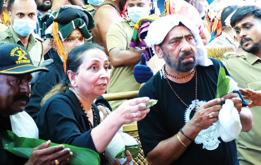 ക്യാപ്റ്റന് സിങ് ശബരിമലയില്