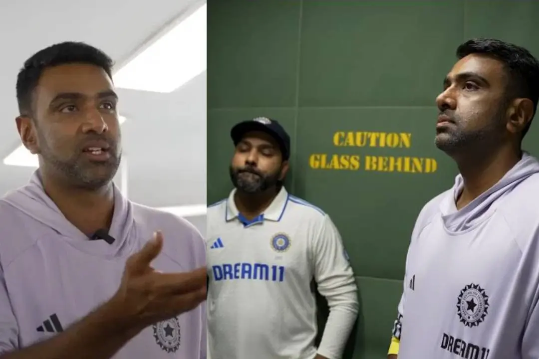 അ്ശ്വിന്‍ ടീമംഗങ്ങളോട് സംസാരിക്കുന്നു/ അശ്വിന്‍ രോഹിതിനൊപ്പം അവസാന വാര്‍ത്താസമ്മേളനത്തിന് പോകുമ്പോള്‍ | Photo: instagram/ indian cricket team