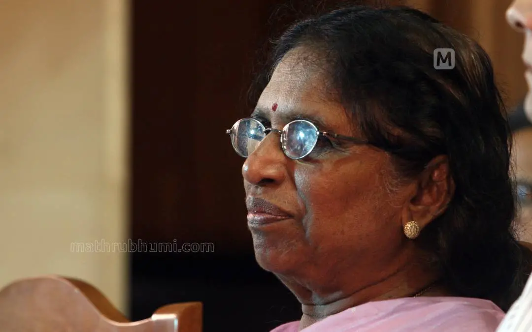 പി. വത്സല | ഫോട്ടോ: കെ.കെ. സന്തോഷ്