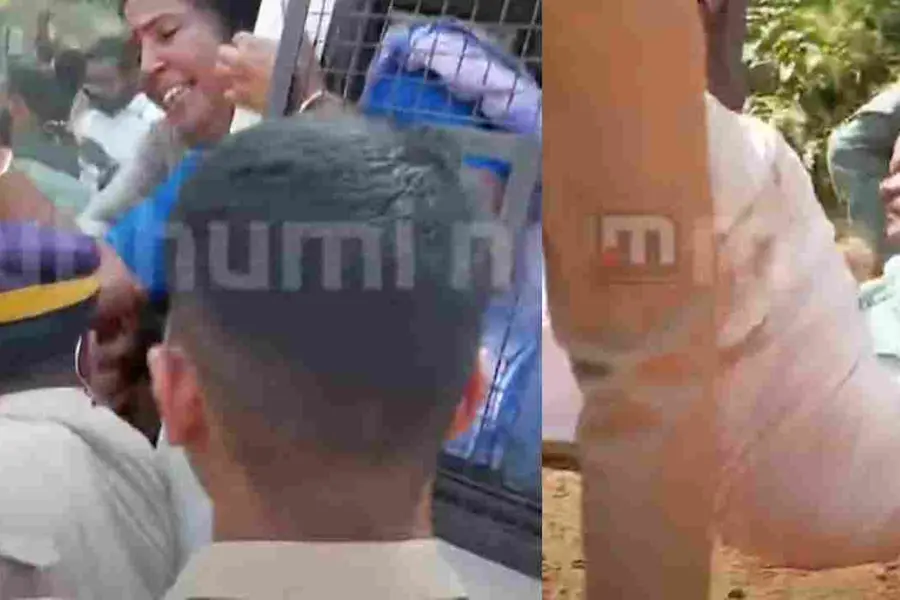 ദേശീയപാതയ്ക്കായി കുന്നിടിക്കല്; ചേളന്നൂരില് പ്രതിഷേധം രൂക്ഷം, സ്ത്രീകളെ ചവിട്ടിയെന്ന് പരാതി