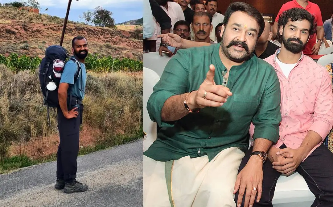 പ്രണവ് മോഹൻലാൽ, മകനൊപ്പം മോഹൻലാൽ| ഫോട്ടോ: Instagram/ @pranavmohanlal, mathrubhumi