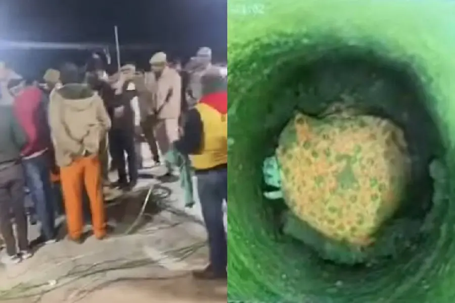 700 അടി താഴ്ച; മൂന്നുവയസ്സുകാരി കുഴൽക്കിണറിൽ വീണിട്ട് 20 മണിക്കൂർ, രക്ഷാപ്രവർത്തനം പുരോഗമിക്കുന്നു