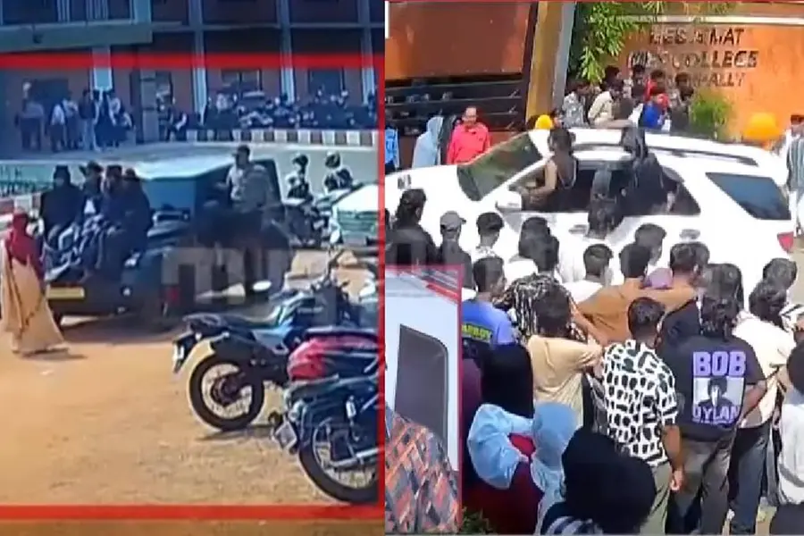 വാഹനങ്ങളിൽ അഭ്യാസം; മാറമ്പള്ളി MES കോളേജിലെ ക്രിസ്മസ് ആഘോഷത്തിൽ നടപടിയെടുത്ത് മോട്ടോർ വാഹന വകുപ്പ്