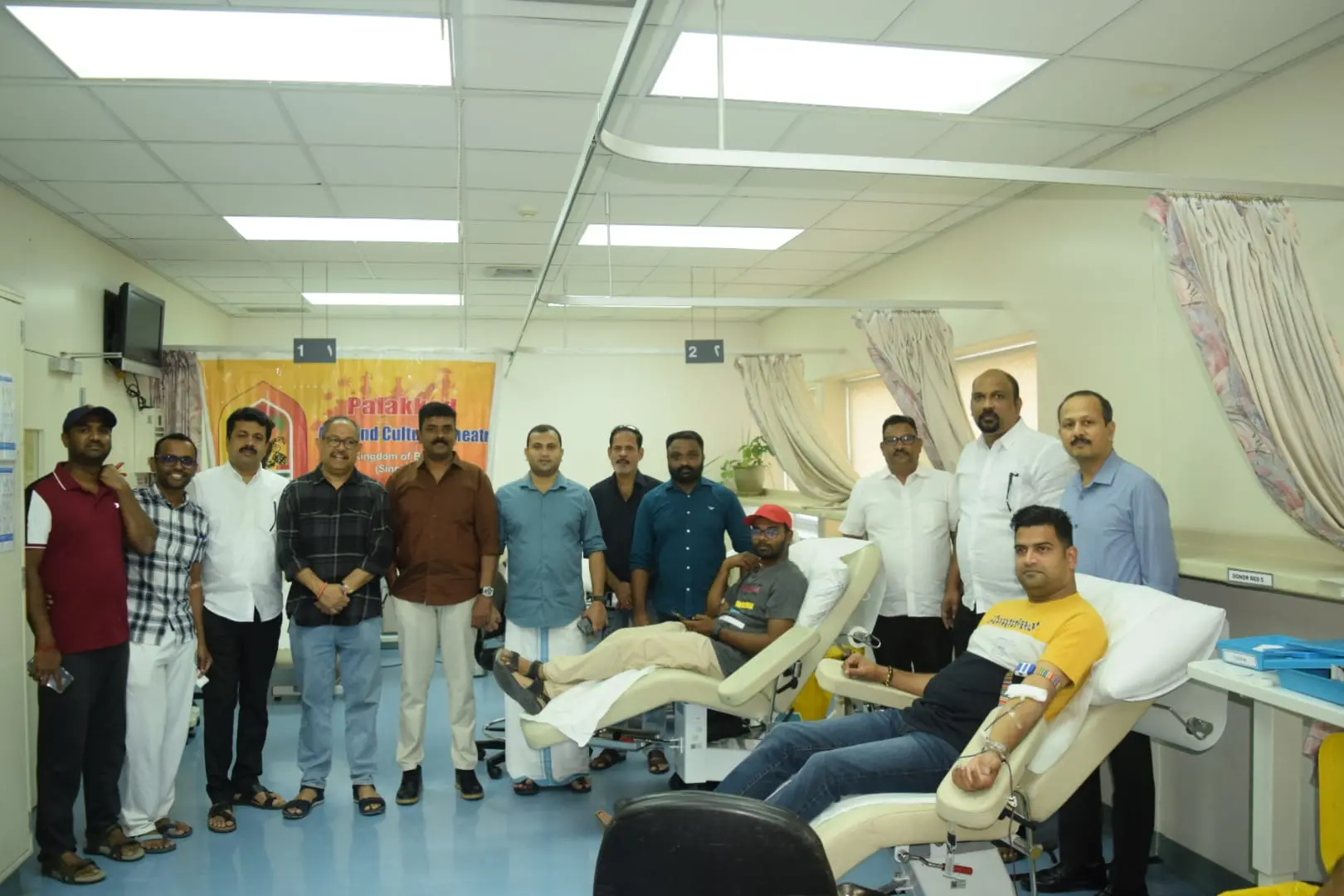 'പാക്ട് ബഹ്റൈന്' സംഘടിപ്പിച്ച രക്തദാന ക്യാമ്പ് | ഫോട്ടോ: അറേഞ്ച്ഡ്