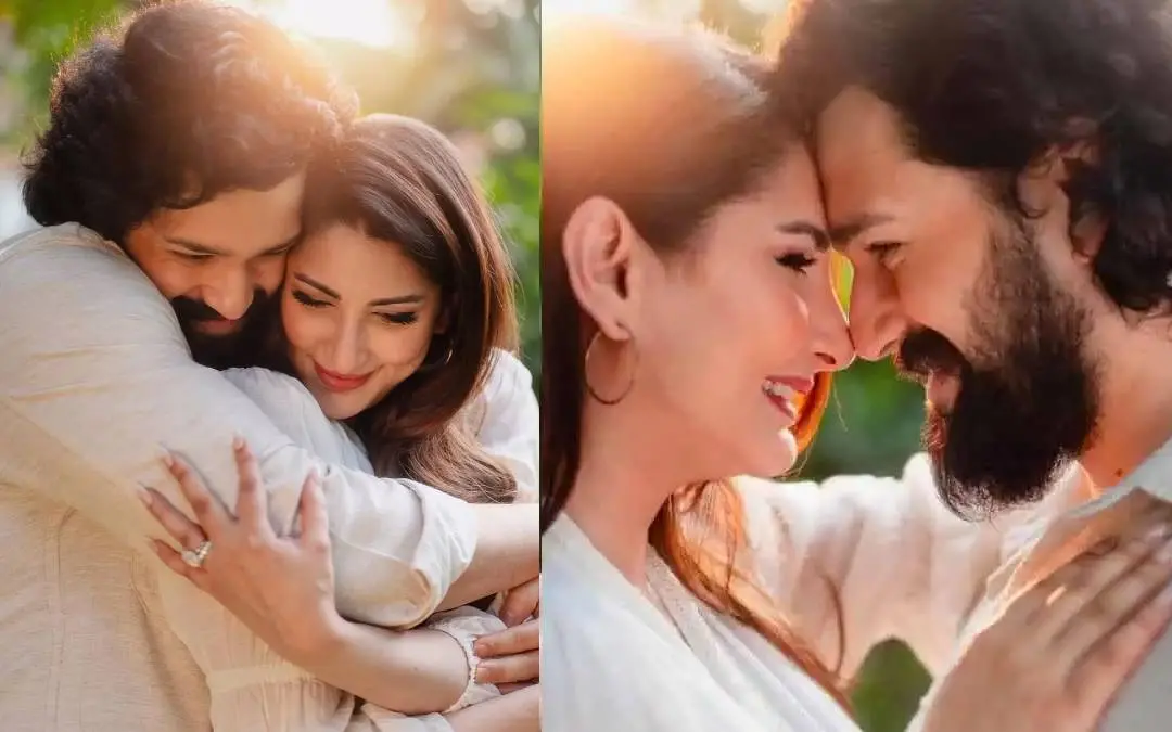 അഖിൽ അകിനേനിയും സൈനബ് റാവ്ജിയും| Photo: https://www.instagram.com/ Akhil Akkineni