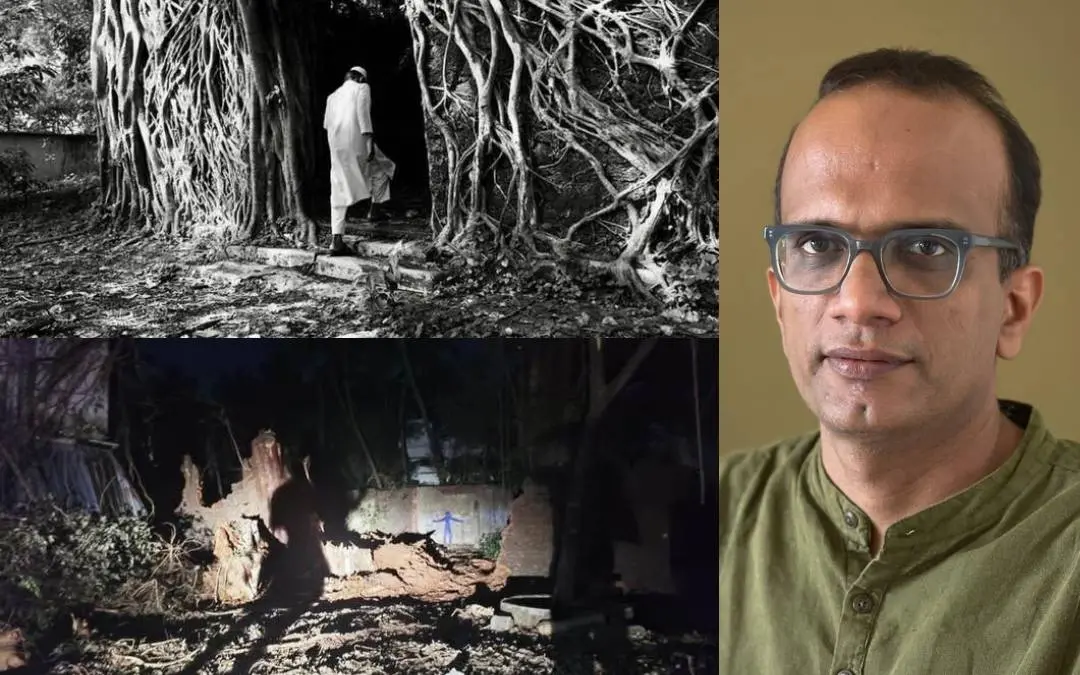 പാണ്ടികശാലയുടെ പുതിയതും പഴയതുമായ ചിത്രങ്ങള്, കെ.ആര്. സുനില് | Photo: Facebook/ KR Sunil