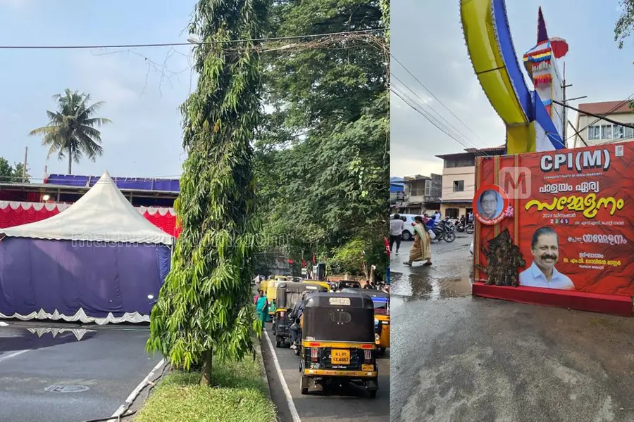 റോഡ് തടസ്സപ്പെടുത്തി സി.പി.എമ്മിന്റെ വേദി; പവർ യൂണിറ്റ് അടക്കം കസ്റ്റഡിയിലെടുത്ത് പോലീസ്