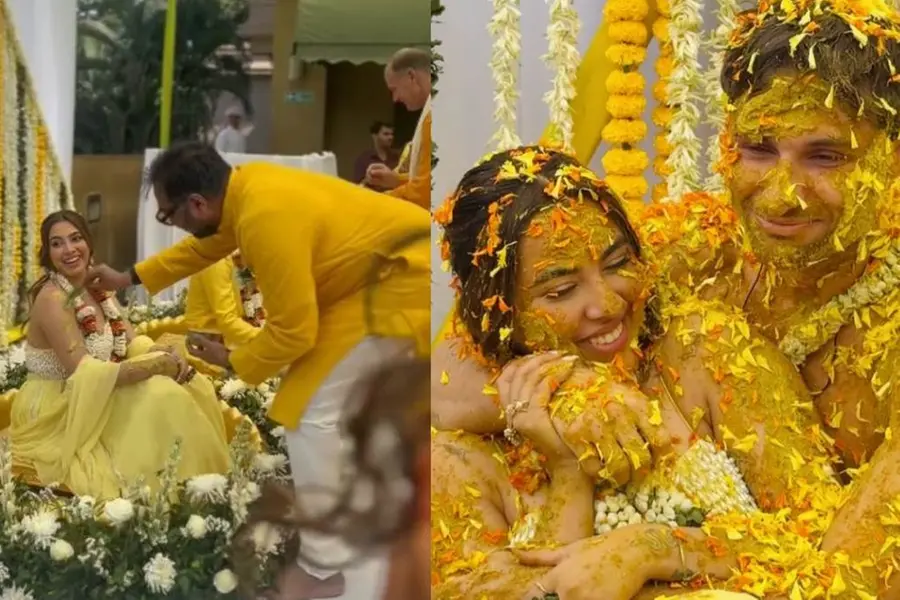 മഞ്ഞപ്പൂക്കളാല് മൂടപ്പെട്ട് വധൂവരന്മാര്; ആലിയയുടെ ഹല്ദി ചിത്രങ്ങള് പങ്കുവെച്ച് അനുരാഗ് കശ്യപ്