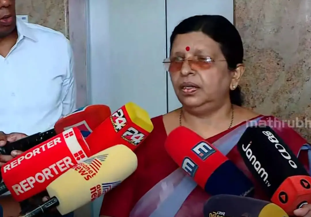 പി. സതീദേവി പ്രതികരിക്കുന്നു | Screengrab : News Video