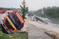 ഫെയ്ഞ്ചൽ: തമിഴ്‌നാട്ടിലെ കൃഷ്ണഗിരി ജില്ലയിൽ വീടുകൾ വെള്ളത്തിനടിയിൽ, വാഹനങ്ങൾ ഒഴുകിപ്പോയി
