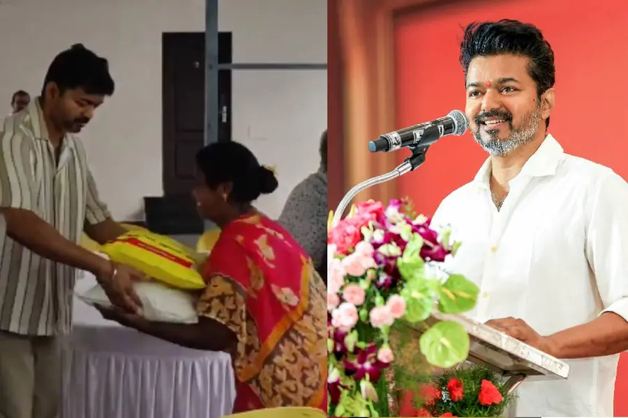 ചെന്നൈയിൽ പ്രളയ ബാധിതരായ 300 കുടുംബങ്ങൾക്ക് സഹായവുമായി വിജയ്