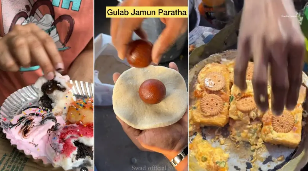 ട്രെന്‍ഡായ ചില ഭക്ഷണങ്ങള്‍/Photo: foodie_insaan, youtubeswadofficial, foodie_incarnate instagram pages