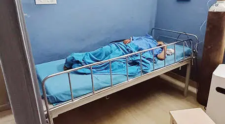മുണ്ടക്കയത്തെ സ്വകാര്യ ആശുപത്രിയിൽ തീവ്രപരിചരണവിഭാഗത്തിൽ കഴിയുന്ന നബീസ
