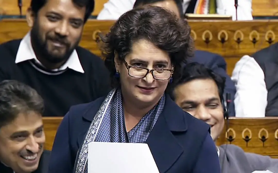 Priyanka Gandhi | Photo: ANI Photo/Sansad TV