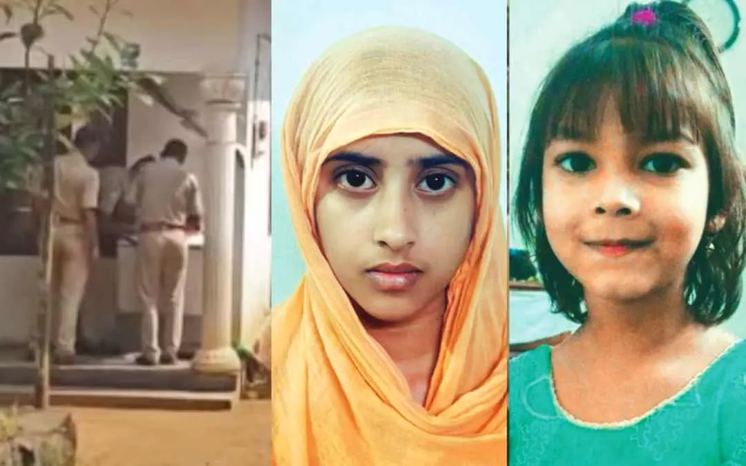 സംഭവസ്ഥലത്തുനിന്നും പോലീസ് തെളിവുകള്‍ ശേഖരിക്കുന്നു, കുട്ടിയുടെ രണ്ടാനമ്മ അനീഷ, കൊല്ലപ്പെട്ട മുസ്‌ക്കാന്‍