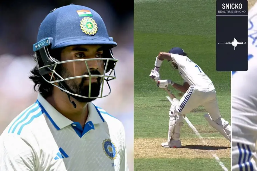 പന്ത് ബാറ്റിൽത്തട്ടിയില്ല, എന്നിട്ടും ക്യാച്ചായി മടക്കം; വിവാദമായി KL രാഹുലിന്റെ പുറത്താവല് | VIDEO