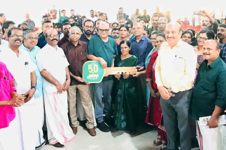 എന്റെ വീട് പദ്ധതി ; 50 കുടുംബങ്ങള്‍ക്ക് കൂടി വീടുകള്‍ കൈമാറി