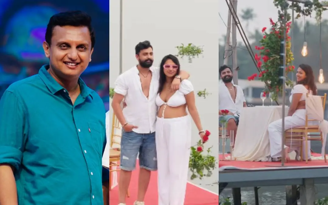പി.എ. മുഹമ്മദ് റിയാസ്, അമല പോളും ജഗദ് ദേശായിയും | Photo: Facebook/ P A Muhammad Riyas