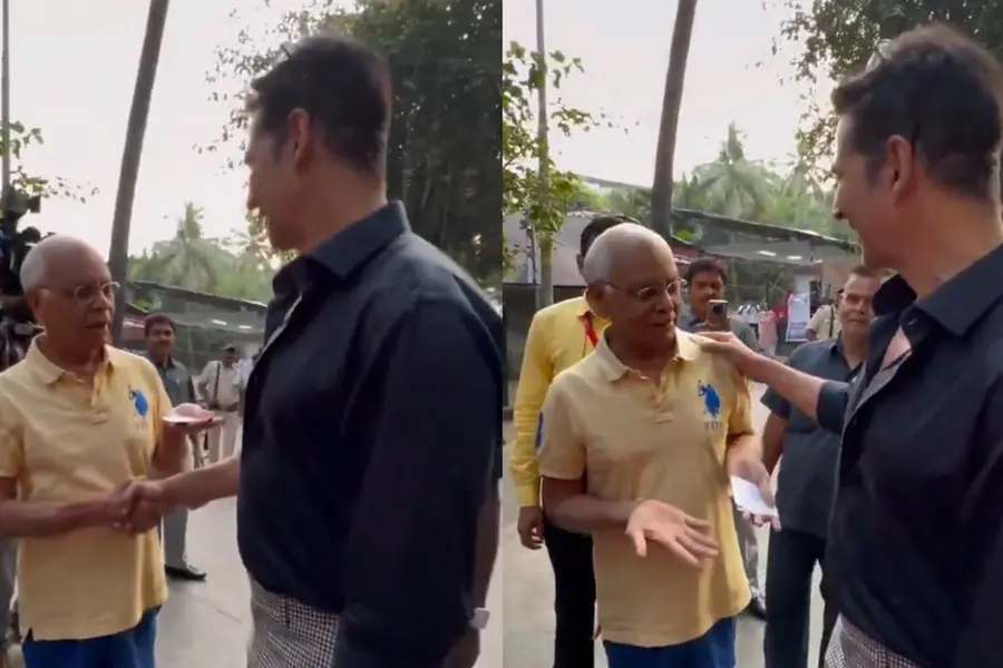 'നിങ്ങൾ സ്ഥാപിച്ചുതന്ന ശൗചാലയം നാശമായിപ്പോയി'; വോട്ടുചെയ്യാൻ വന്ന അക്ഷയ് കുമാറിനുമുന്നിൽ പരാതി