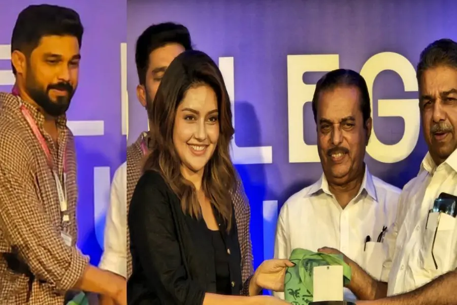 IFFK ഡെലിഗേറ്റ് കിറ്റ് വിതരണോദ്ഘാടനം നിര്വഹിച്ച് മന്ത്രി; ഏറ്റുവാങ്ങി ഷറഫുദ്ദീനും മഹിമ നമ്പ്യാരും